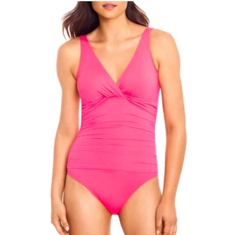 Lauren Ralph Lauren Pink One Piece Swimsuit